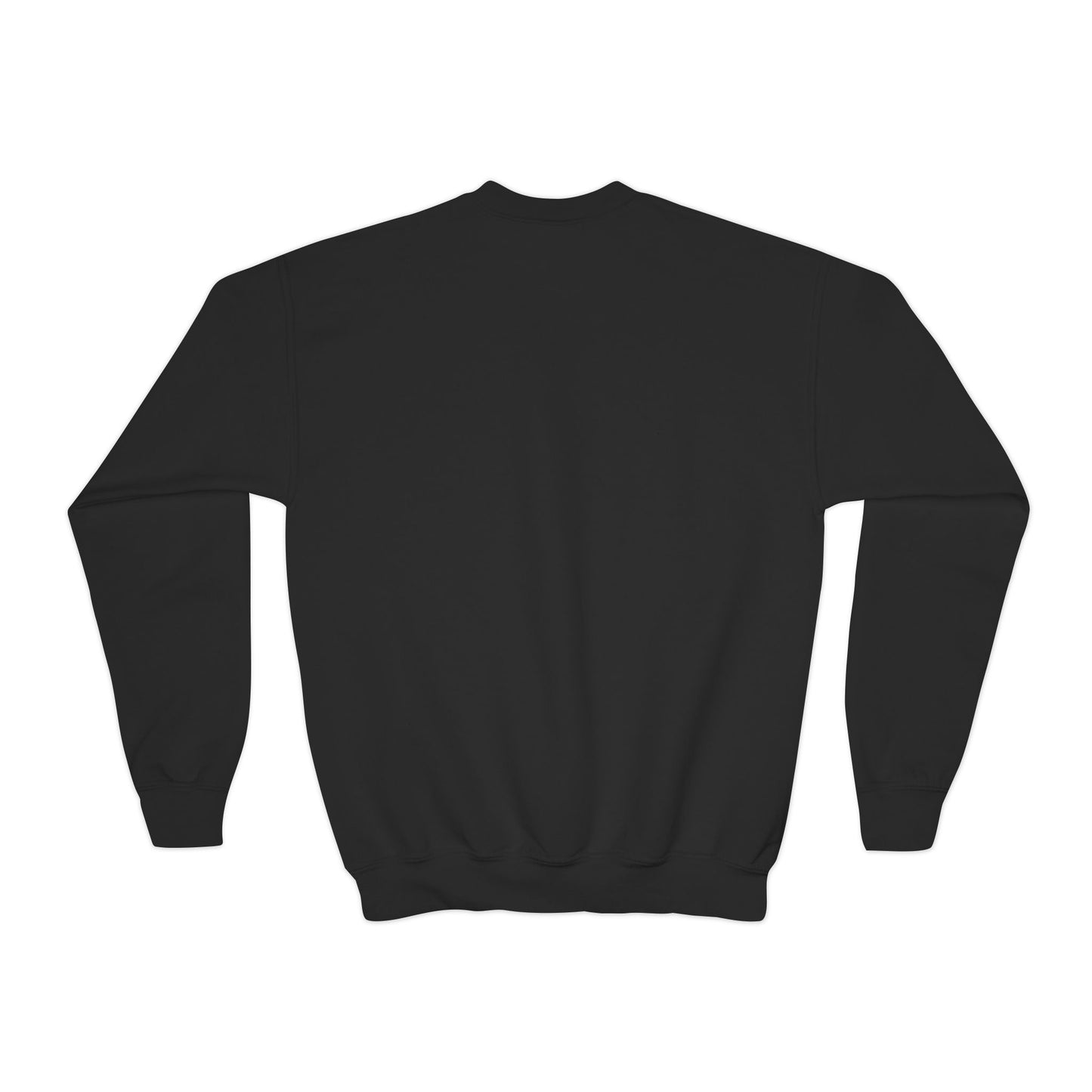 Youth Crewneck Sweatshirt — "Life Happens, Hockey Helps"