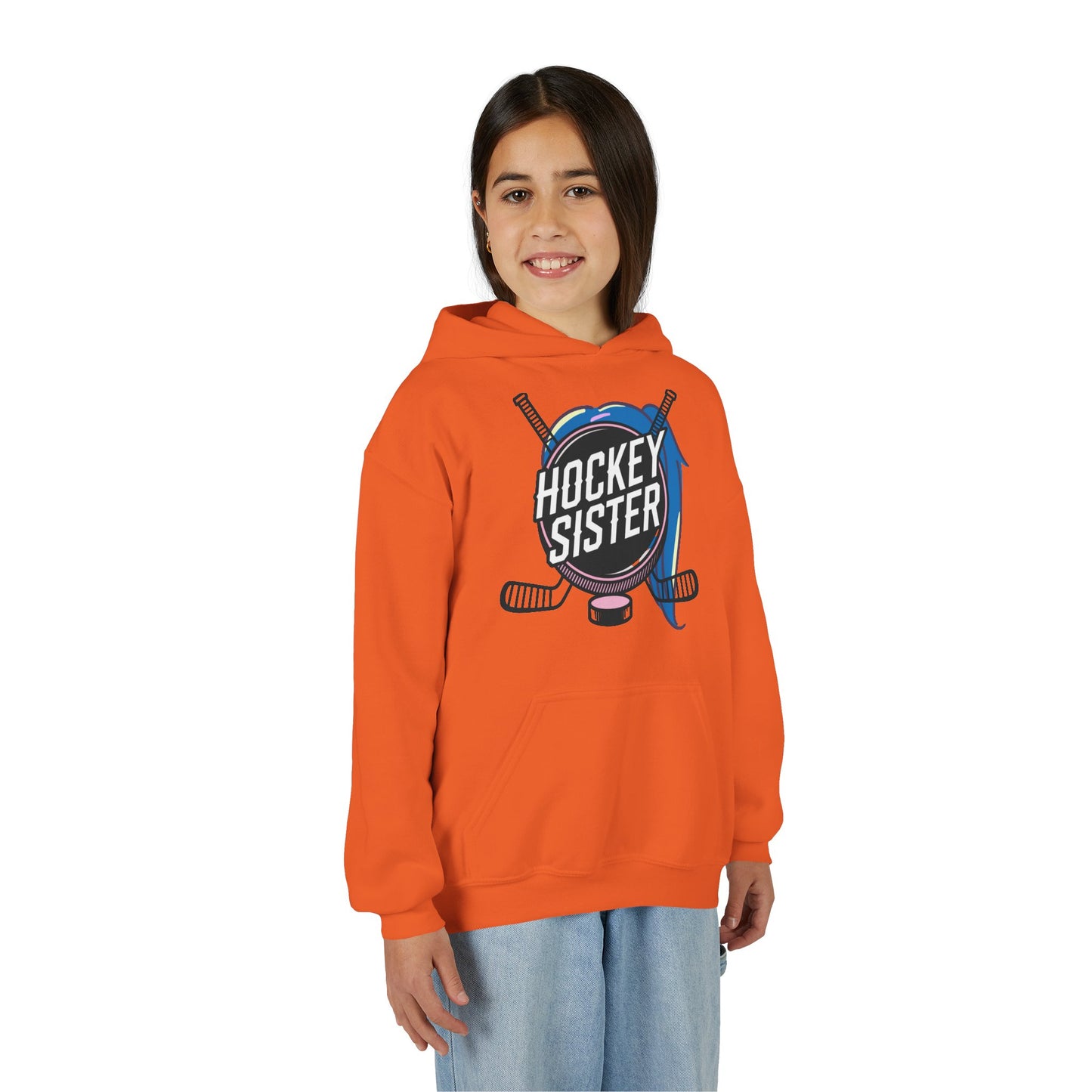 Hockey Sister Youth Hoodie