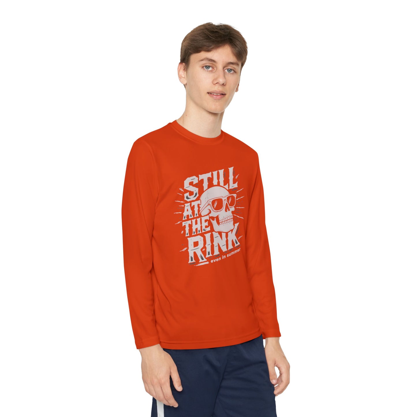 Youth Long Sleeve Tee — "Still At The Rink"