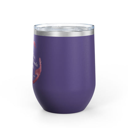 Hockey Mom Wine Tumbler, 12oz | Perfect Gift for Moms | Puck This, Mommy Needs A Drink | Ideal for Parties, Relaxation, Celebrations
