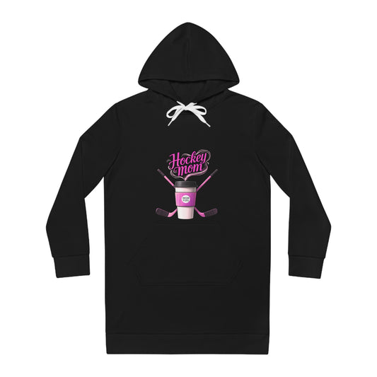 Women's Hockey Mom Hoodie Dress, Cozy Outfit for Sports Moms, Athletic Apparel, Perfect Gift for Hockey Lovers, Sports Game Wear, [...]