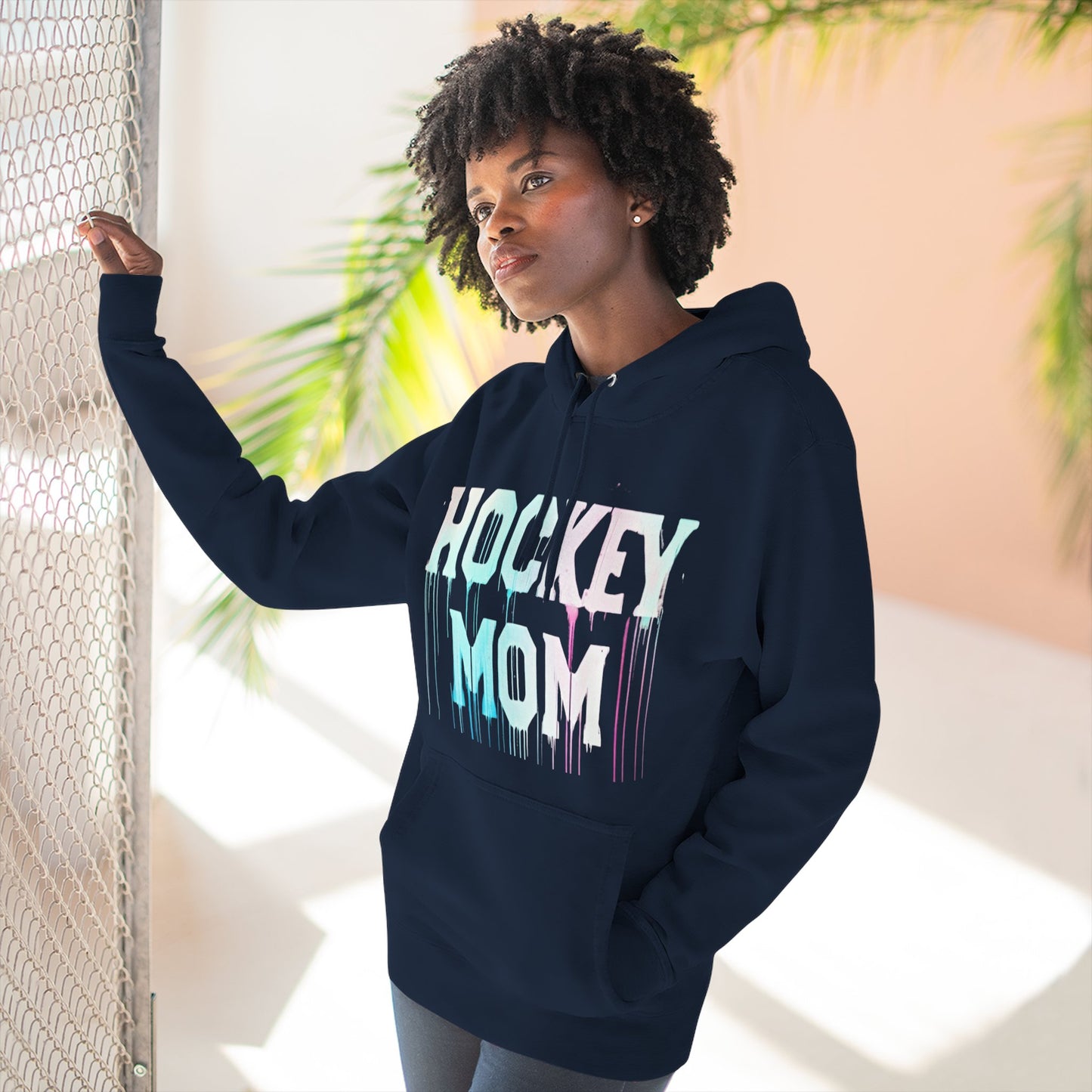 Lane Seven Hockey Mom Fleece Hoodie