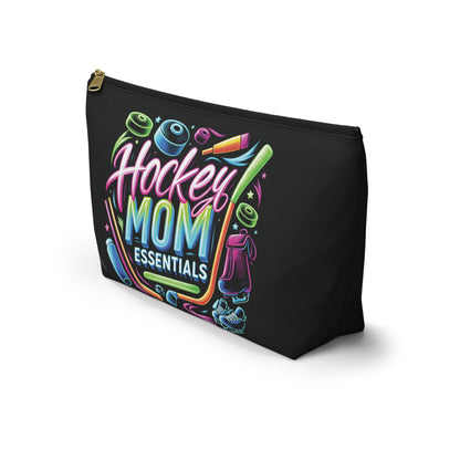 Hockey Mom Accessory Pouch - Essentials Organizer for Sports Enthusiasts, Cute Gift for Mother, Hockey Gifts, Sporty Lifestyle, Travel Pouch