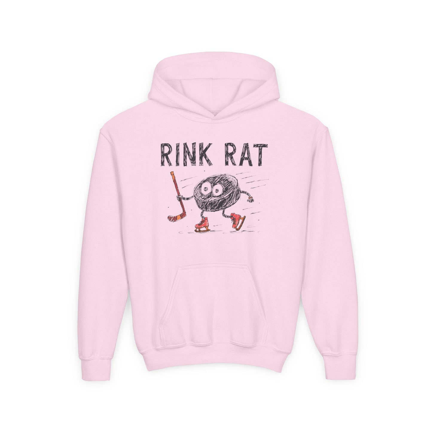 Youth Hoodie — "Rink Rat"