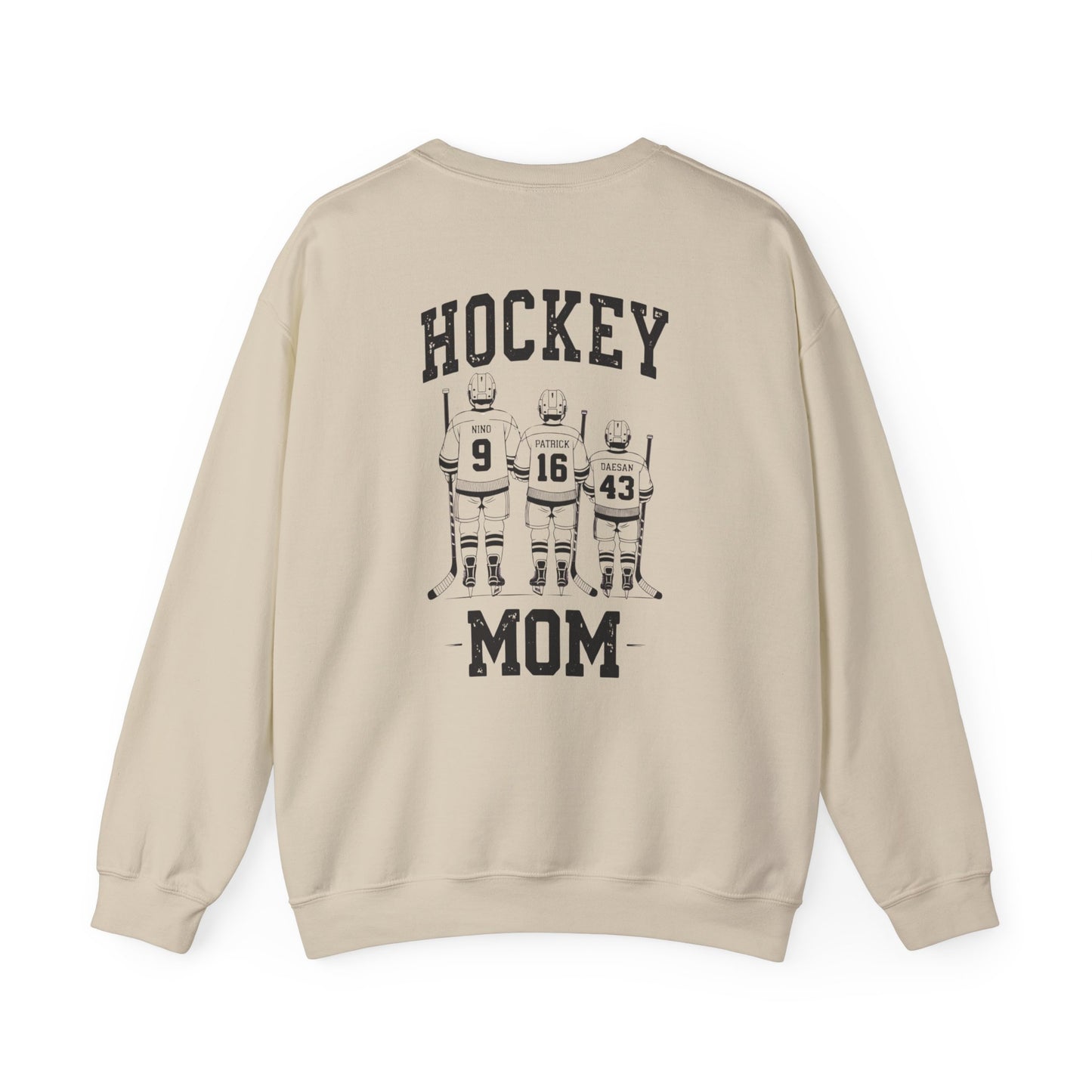 Custom Hockey Mom Shirt, Personalized Hockey Mom Tee, Kids Names Numbers Shirt, Hockey Mom Gift, Rink Mom Shirt, Hockey Family Shirt