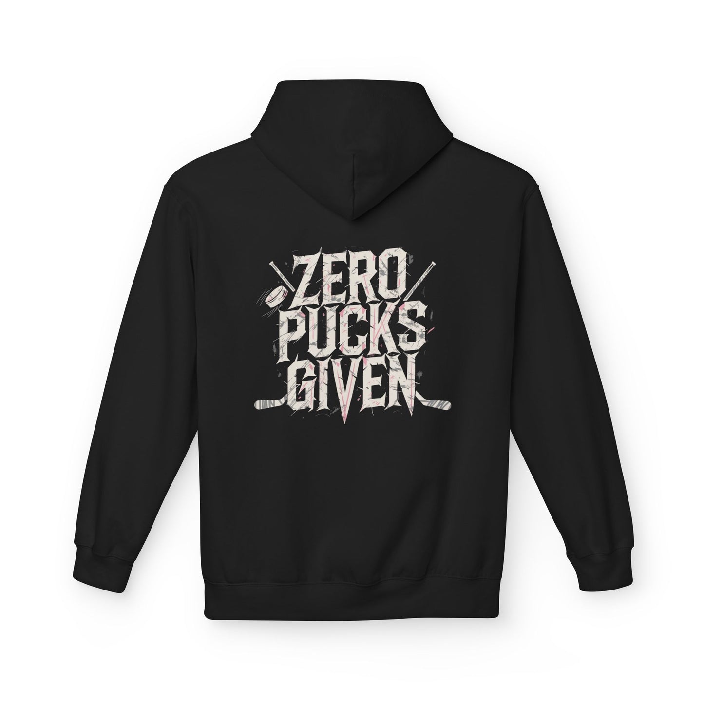 Hockey 'Zero Pucks Given' Fleece Hoodie