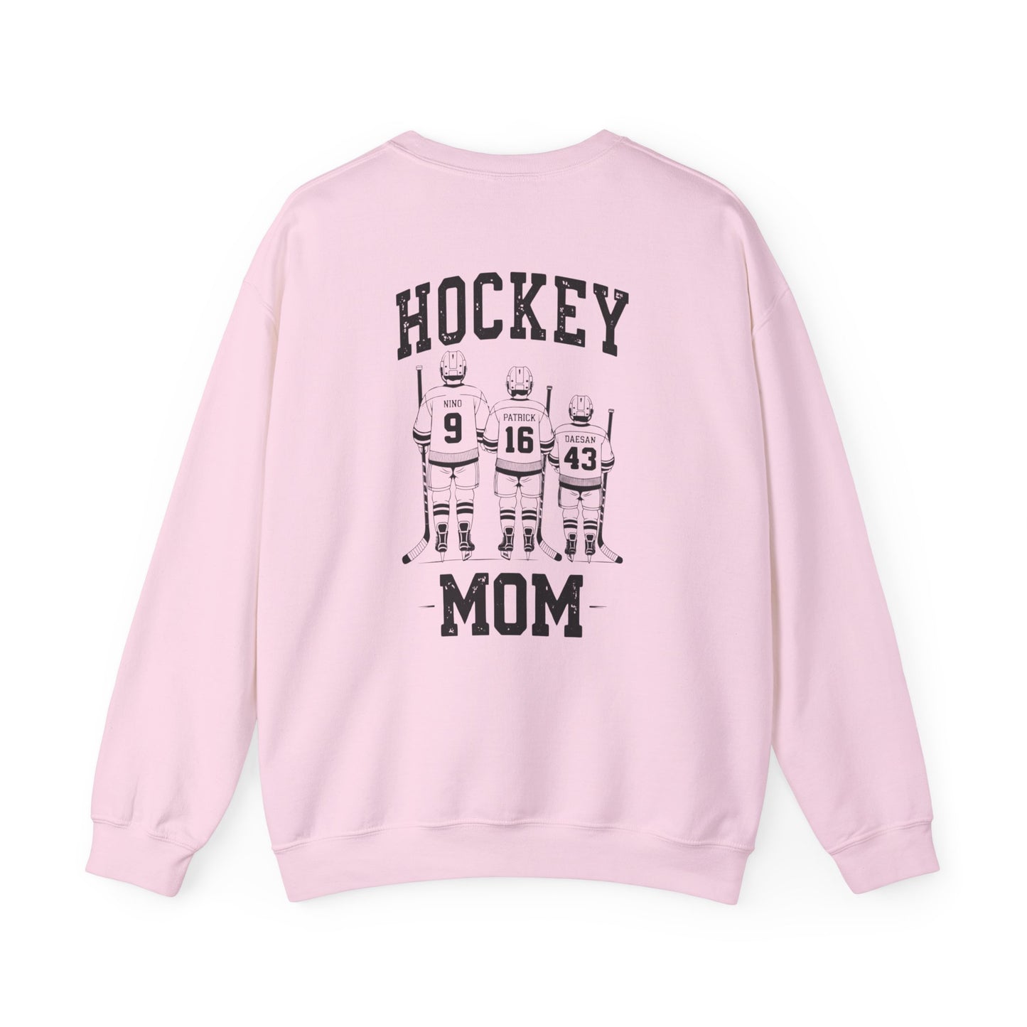 Custom Hockey Mom Shirt, Personalized Hockey Mom Tee, Kids Names Numbers Shirt, Hockey Mom Gift, Rink Mom Shirt, Hockey Family Shirt