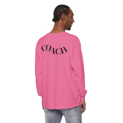 Female Hockey Coach Long Sleeve Shirt - She Calls the Shots, Sports Apparel, Gift for Athletes