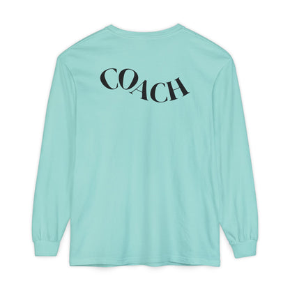 Female Hockey Coach Long Sleeve Shirt - She Calls the Shots, Sports Apparel, Gift for Athletes