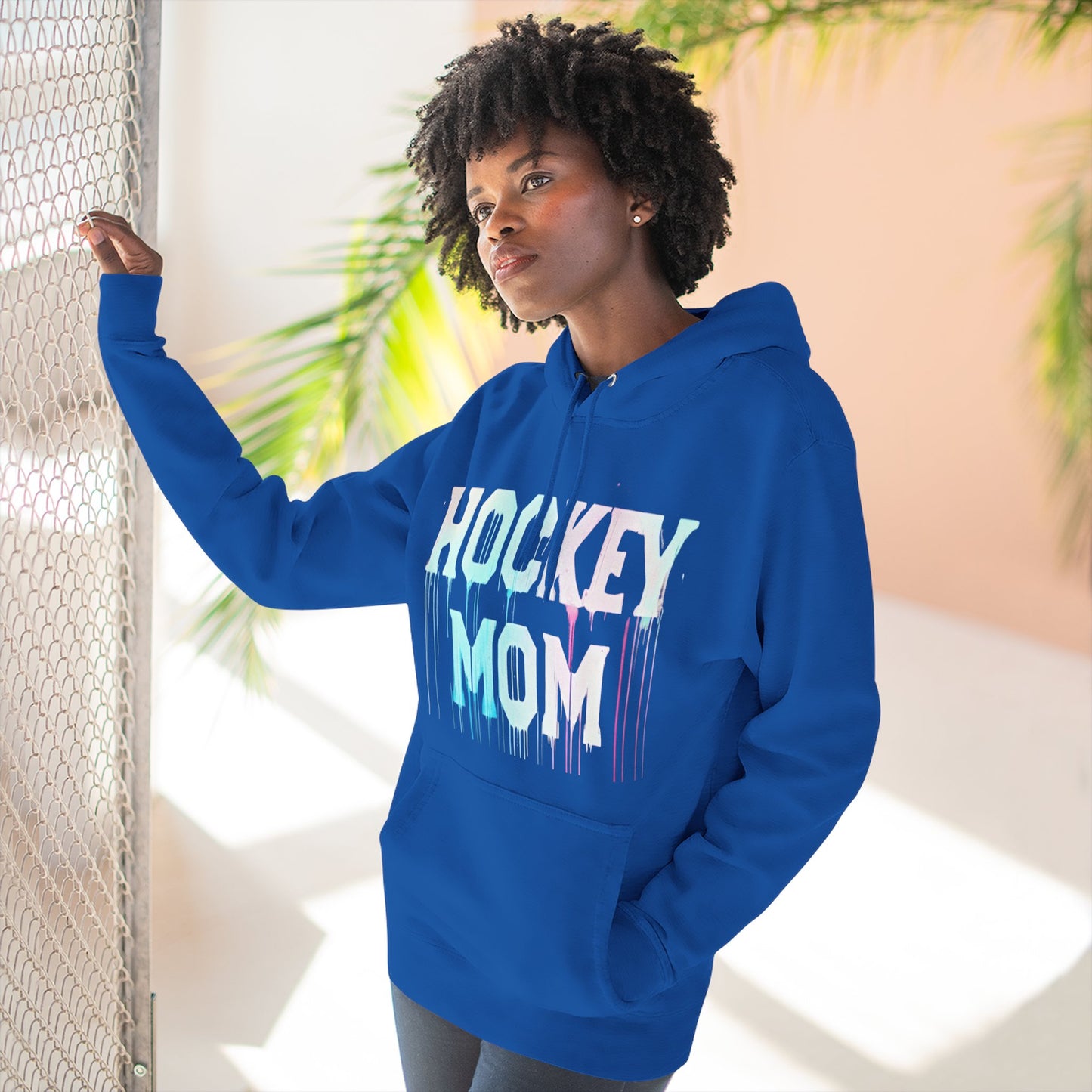 Lane Seven Hockey Mom Fleece Hoodie