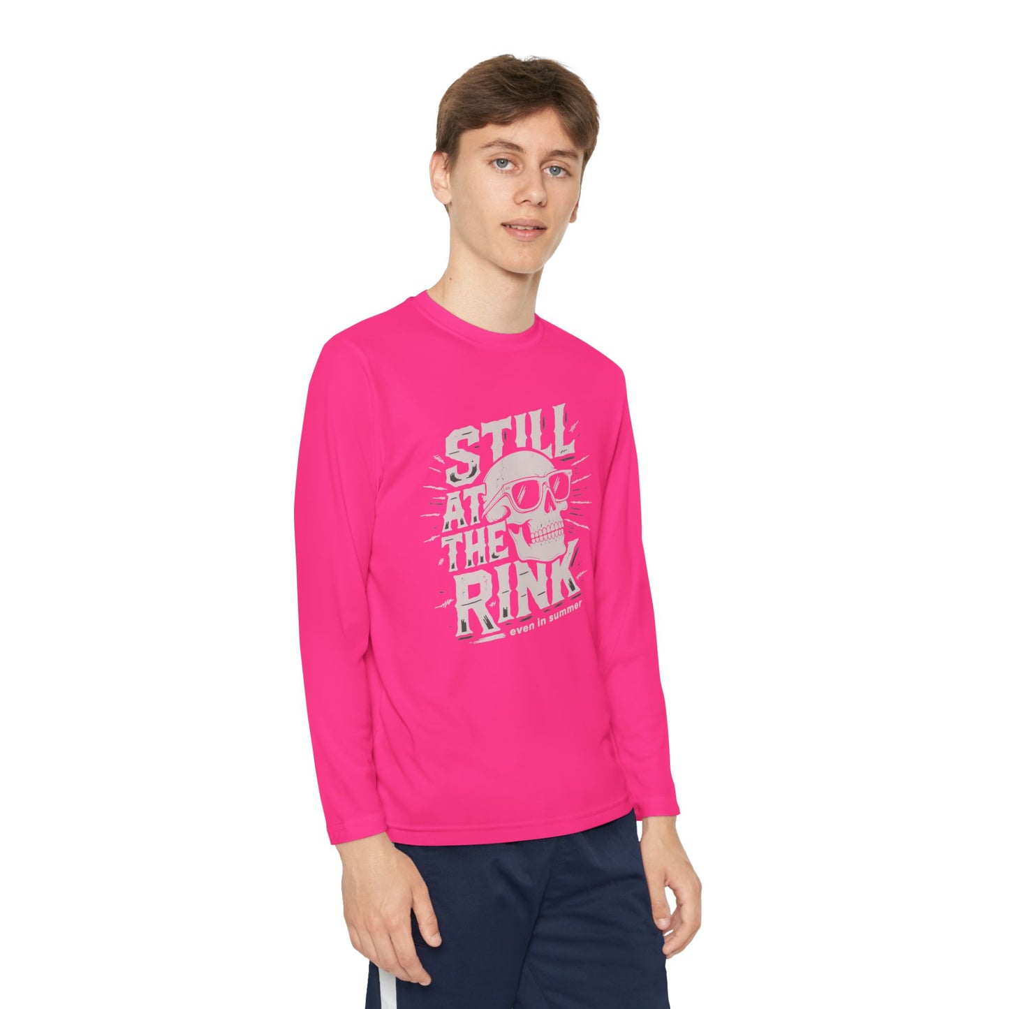 Youth Long Sleeve Tee — "Still At The Rink"
