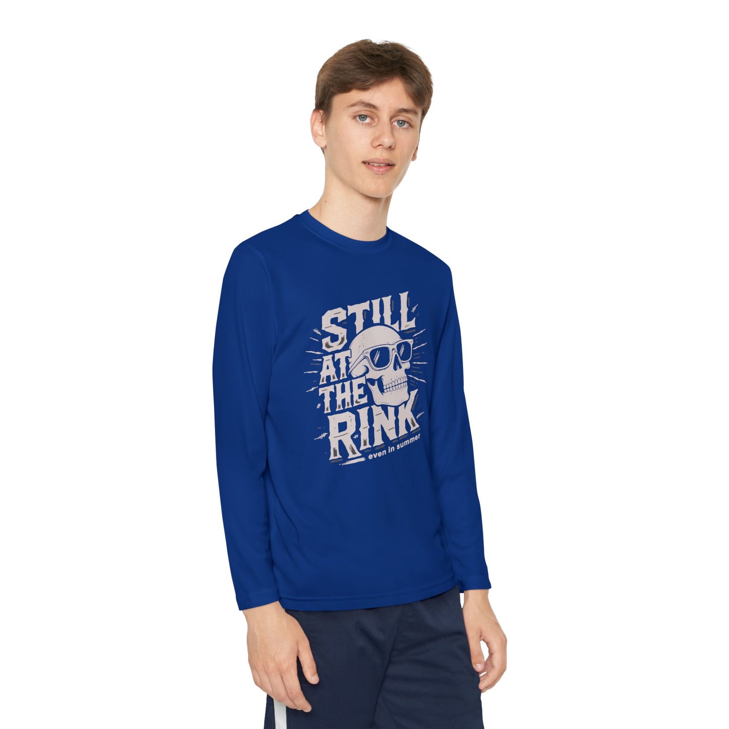 Youth Long Sleeve Tee — "Still At The Rink"
