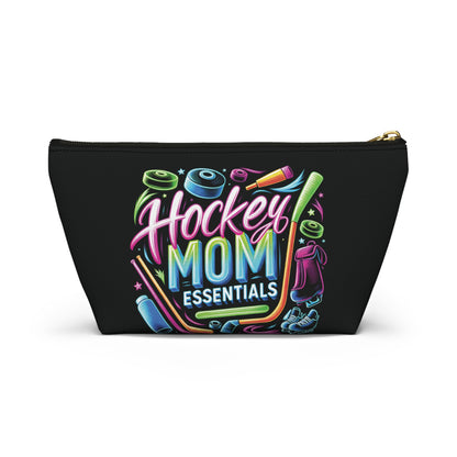 Hockey Mom Accessory Pouch - Essentials Organizer for Sports Enthusiasts, Cute Gift for Mother, Hockey Gifts, Sporty Lifestyle, Travel Pouch