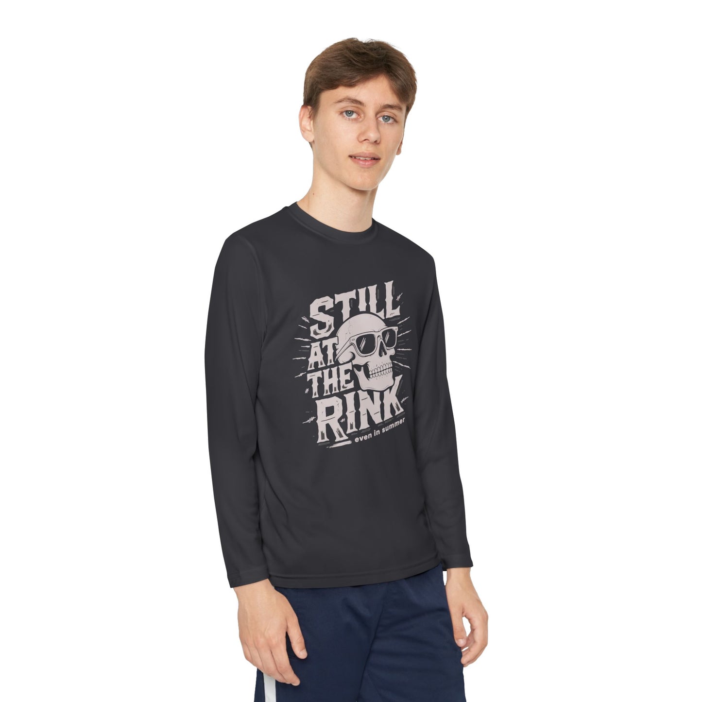 Youth Long Sleeve Tee — "Still At The Rink"