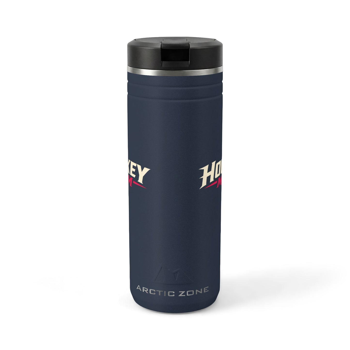 Personalized Hockey Mom 24oz Thermal Straw Tumbler — Insulated Travel Mug for Hockey Parents