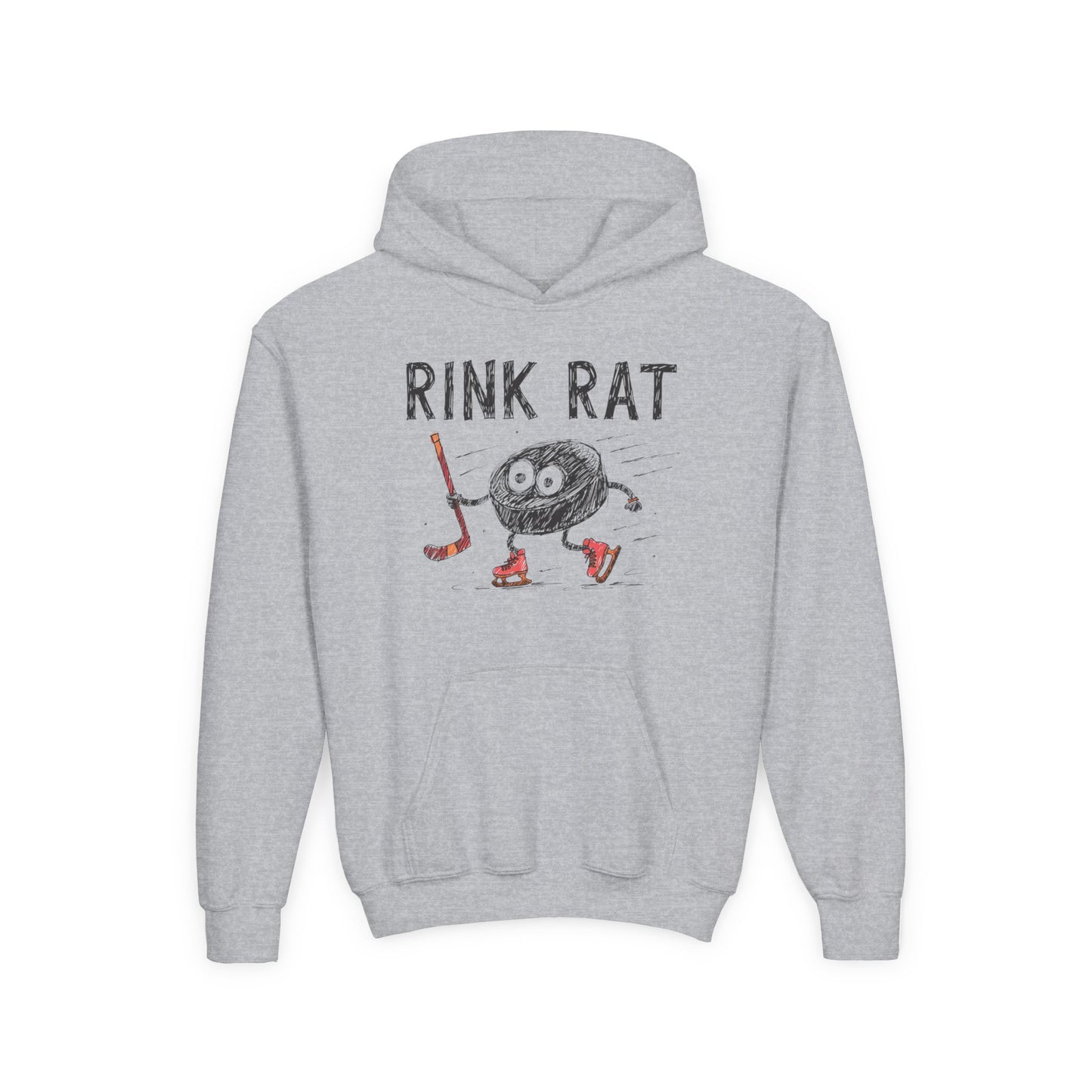 Youth Hoodie — "Rink Rat"
