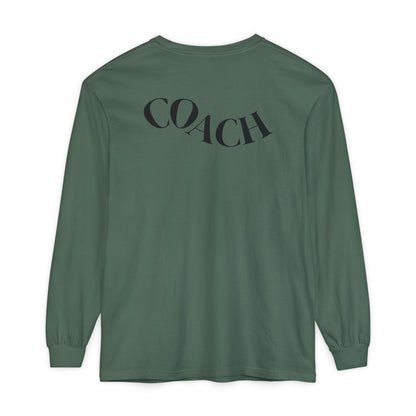 Female Hockey Coach Long Sleeve Shirt - She Calls the Shots, Sports Apparel, Gift for Athletes