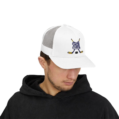 #21 Hockey Trucker Hat