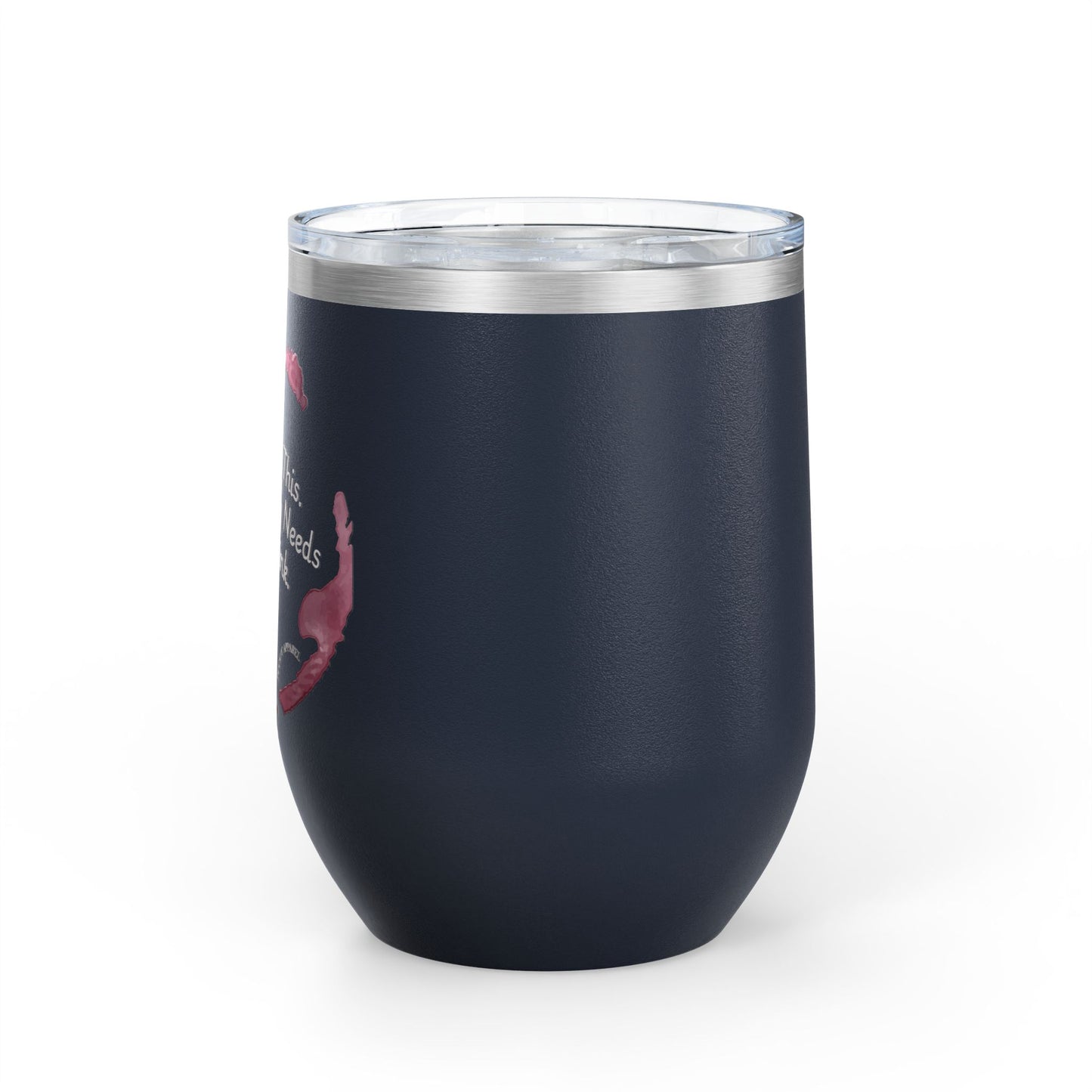 Hockey Mom Wine Tumbler, 12oz | Perfect Gift for Moms | Puck This, Mommy Needs A Drink | Ideal for Parties, Relaxation, Celebrations