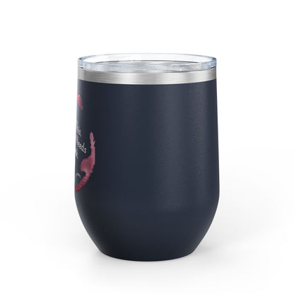 Hockey Mom Wine Tumbler, 12oz | Perfect Gift for Moms | Puck This, Mommy Needs A Drink | Ideal for Parties, Relaxation, Celebrations