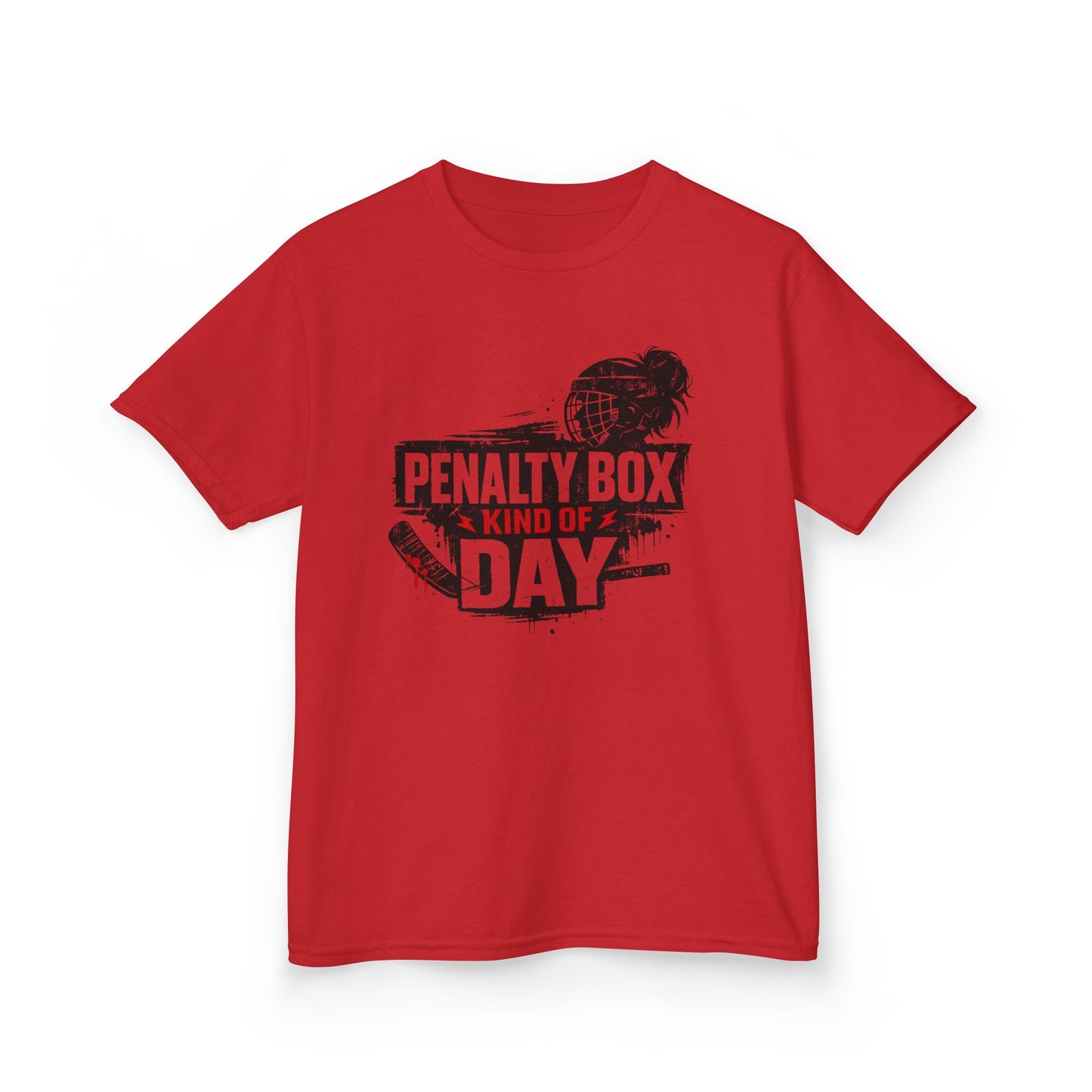 Girls Hockey T‑Shirt — "Penalty Box Kind of Day"