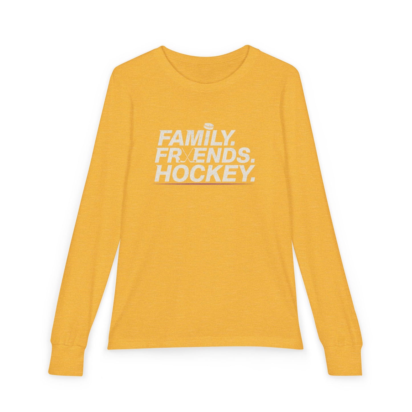 Family Friends Hockey Youth Long Sleeve Tee