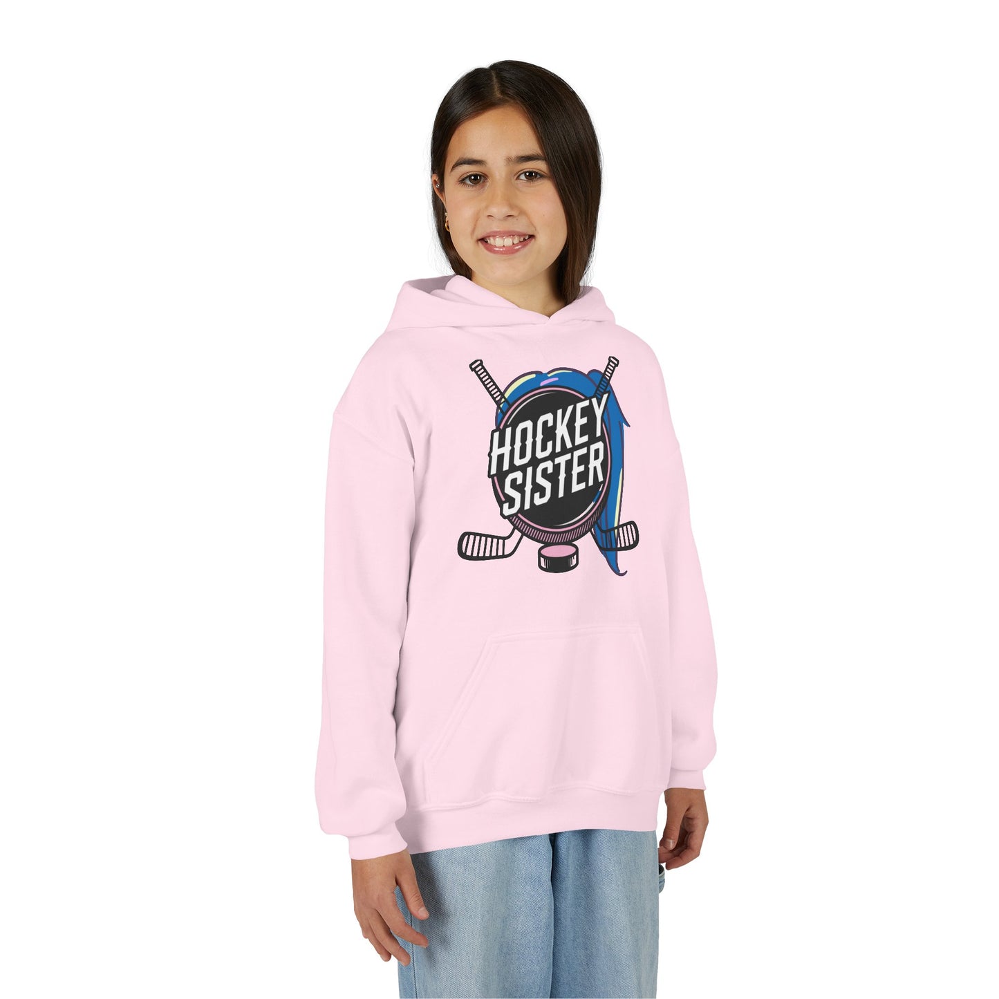 Hockey Sister Youth Hoodie