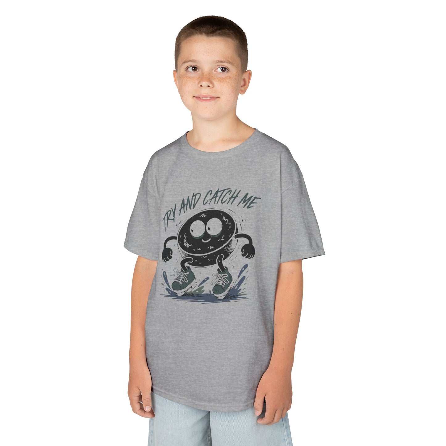 Kids T‑Shirt — 'Try and Catch Me'