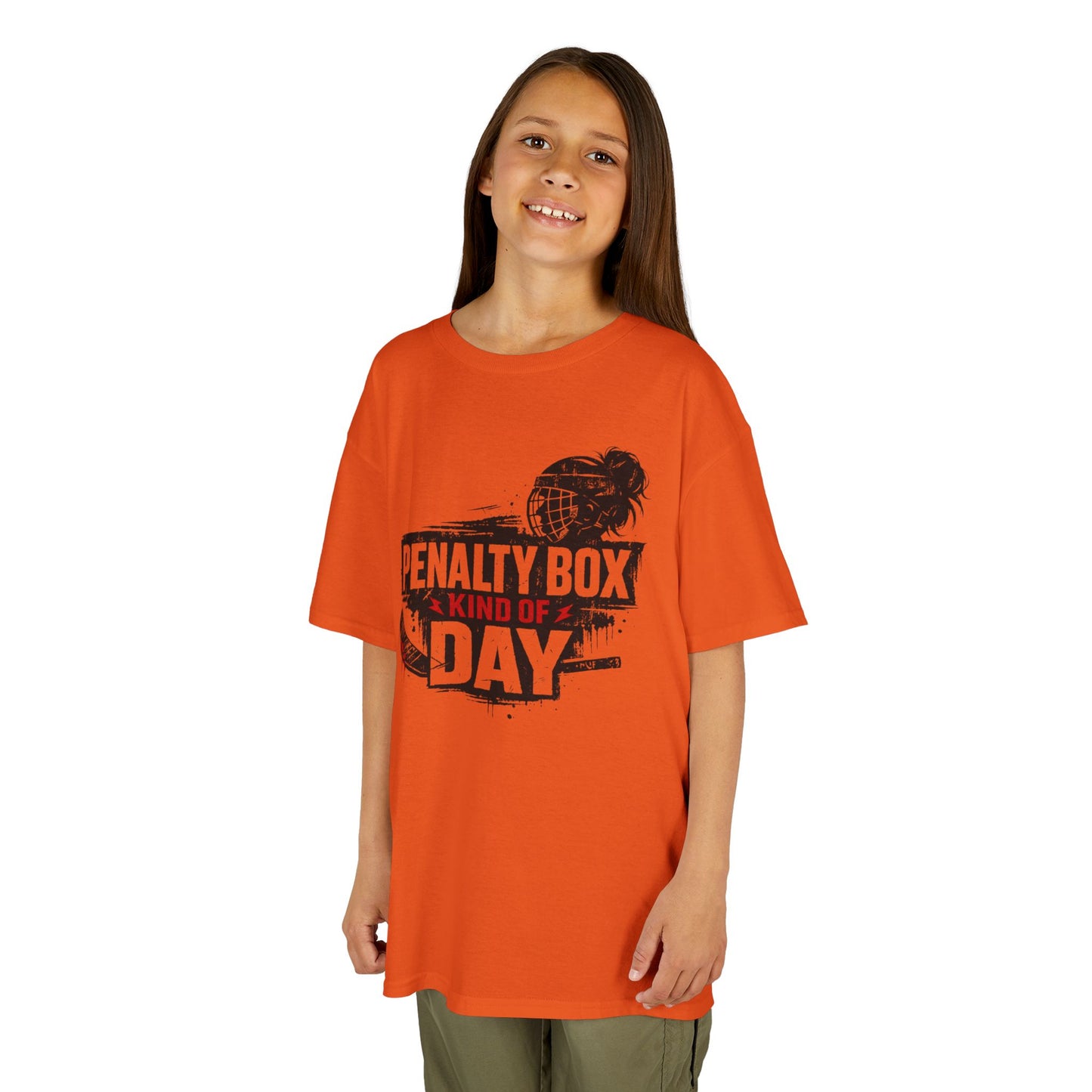 Girls Hockey T‑Shirt — "Penalty Box Kind of Day"