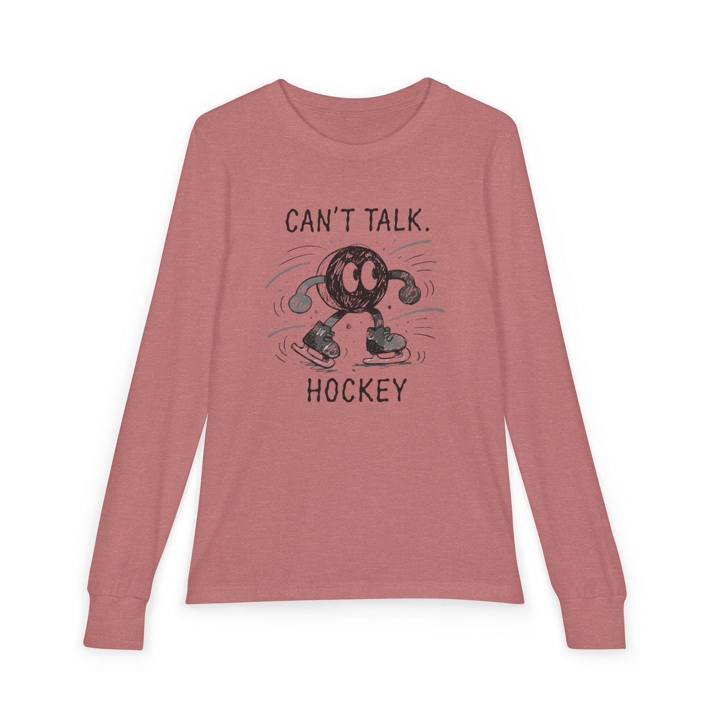 Youth Hockey Long Sleeve Tee – "Can't Talk Hockey"