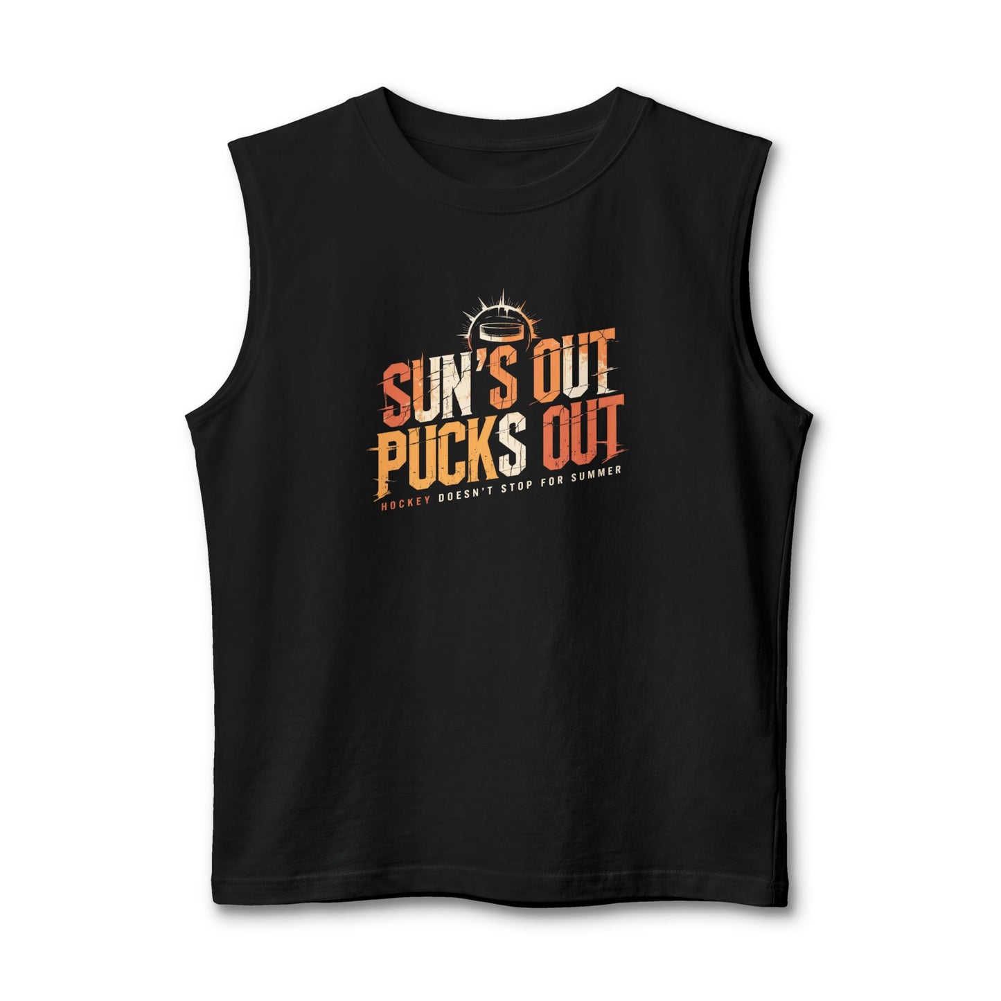 Sun’s Out Pucks Out Muscle Tank