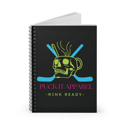 Hockey Spiral Notebook - Sassy and Savage, Ideal for Rink Lovers, Perfect Gift for Players, Coaches, Hockey Fans, and Teams