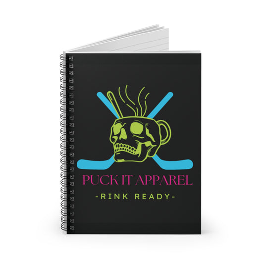 Hockey Spiral Notebook - Sassy and Savage, Ideal for Rink Lovers, Perfect Gift for Players, Coaches, Hockey Fans, and Teams