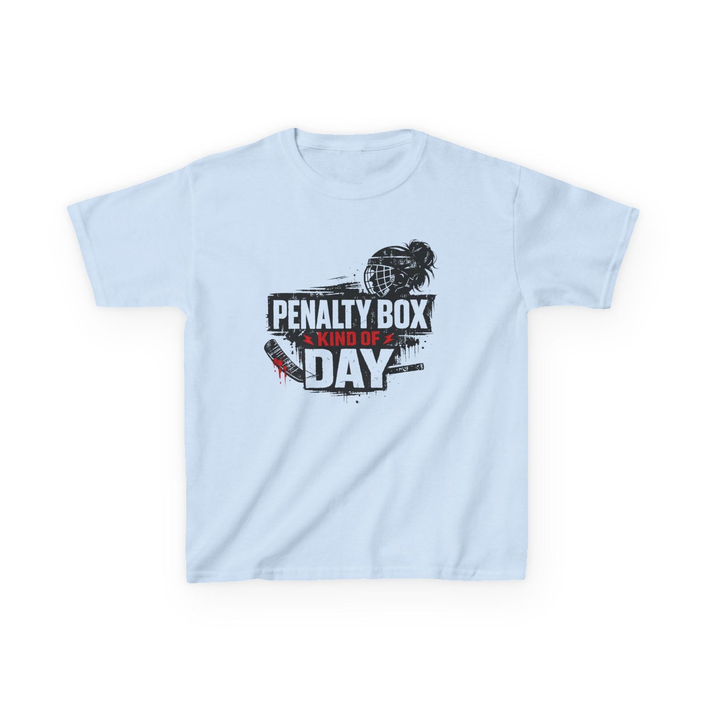 Girls Hockey T‑Shirt — "Penalty Box Kind of Day"