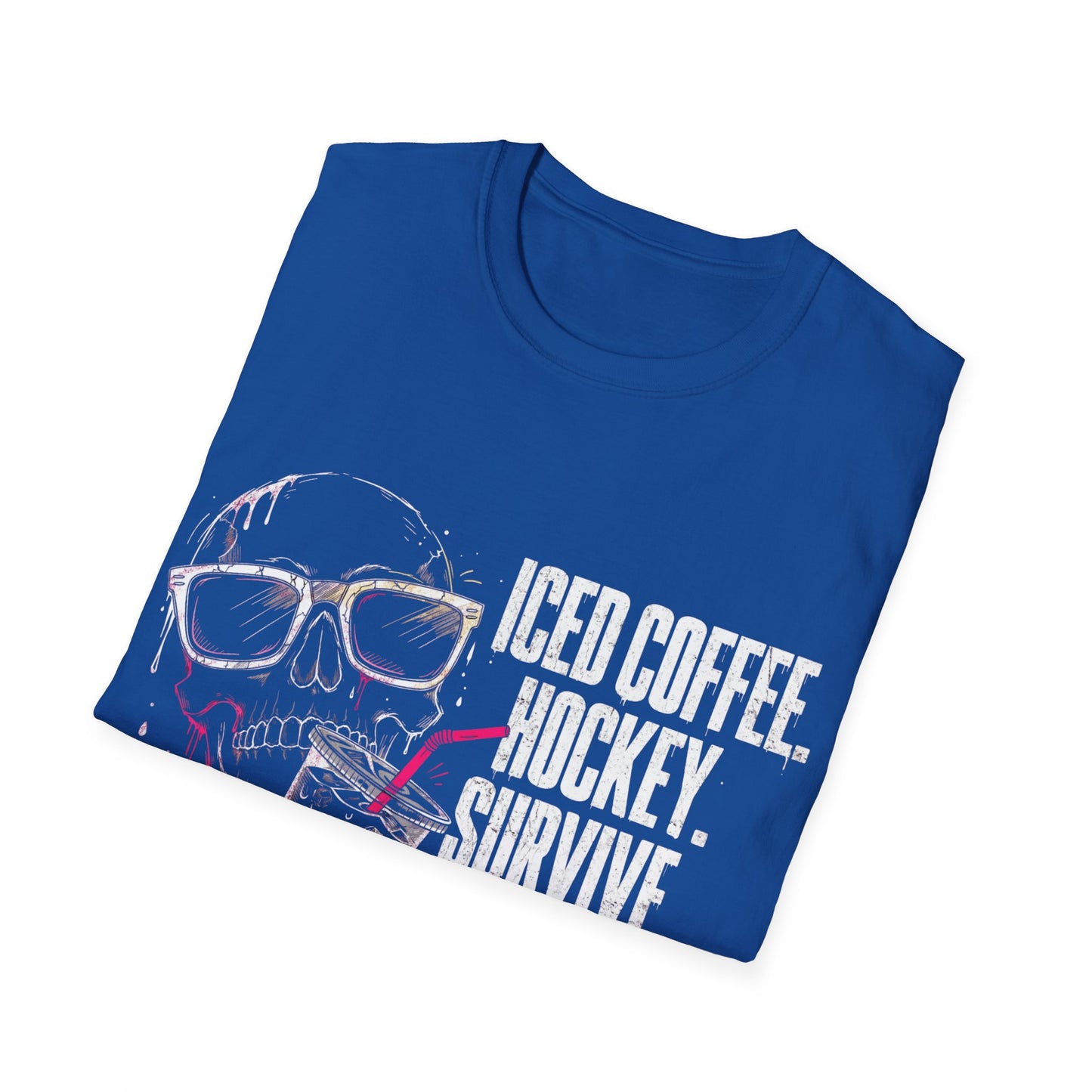 Iced Coffee. Hockey. Survive. T-Shirt