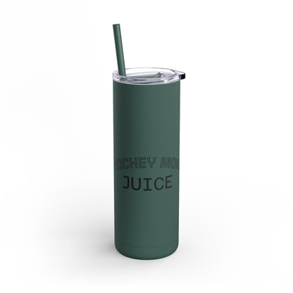 Hockey Themed Skinny Tumbler, Personalized Travel Mug, Sports Team Gift, Hockey Fan Merchandise, Unique Cup for Players