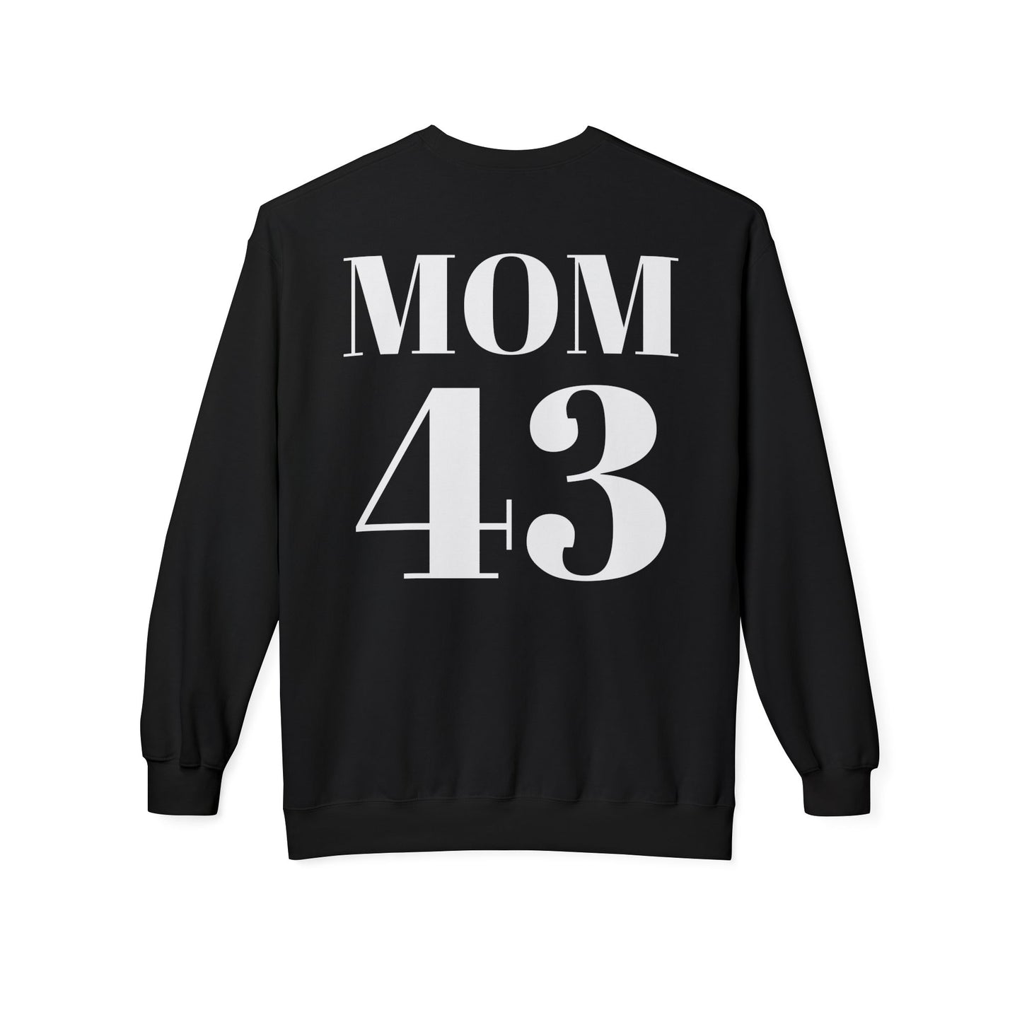 Predators Team Crewneck Sweatshirt — Piedmont 8U Navy  (Back: MOM 43)