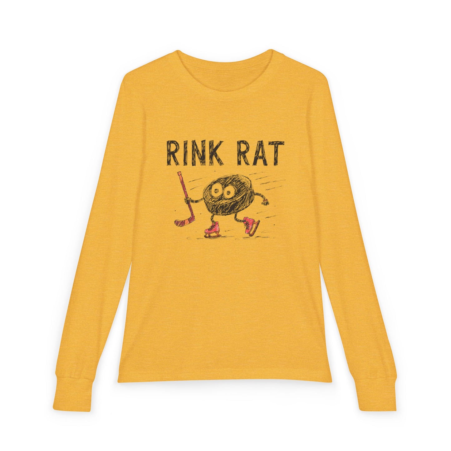 Youth Hockey Long Sleeve Tee - "Rink Rat"