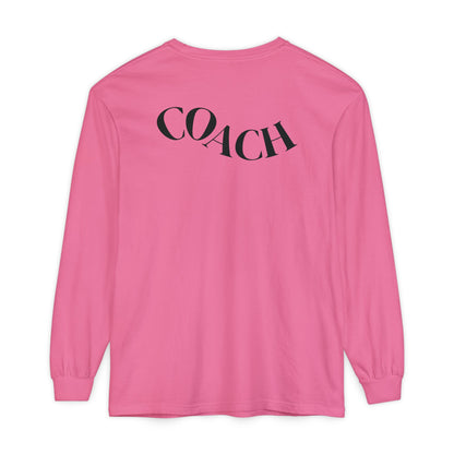 Female Hockey Coach Long Sleeve Shirt - She Calls the Shots, Sports Apparel, Gift for Athletes