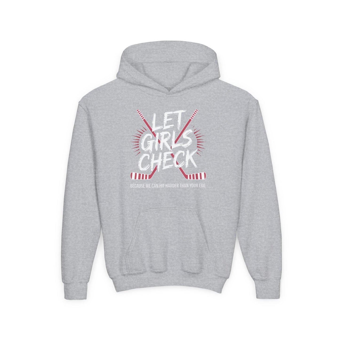Let Girls Check Youth Hoodie