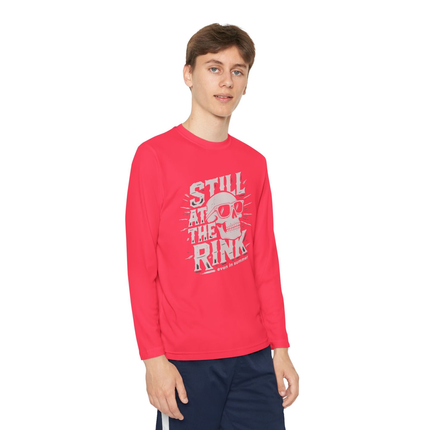 Youth Long Sleeve Tee — "Still At The Rink"