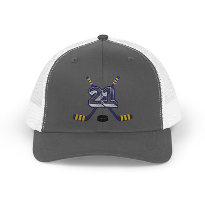#21 Hockey Trucker Hat
