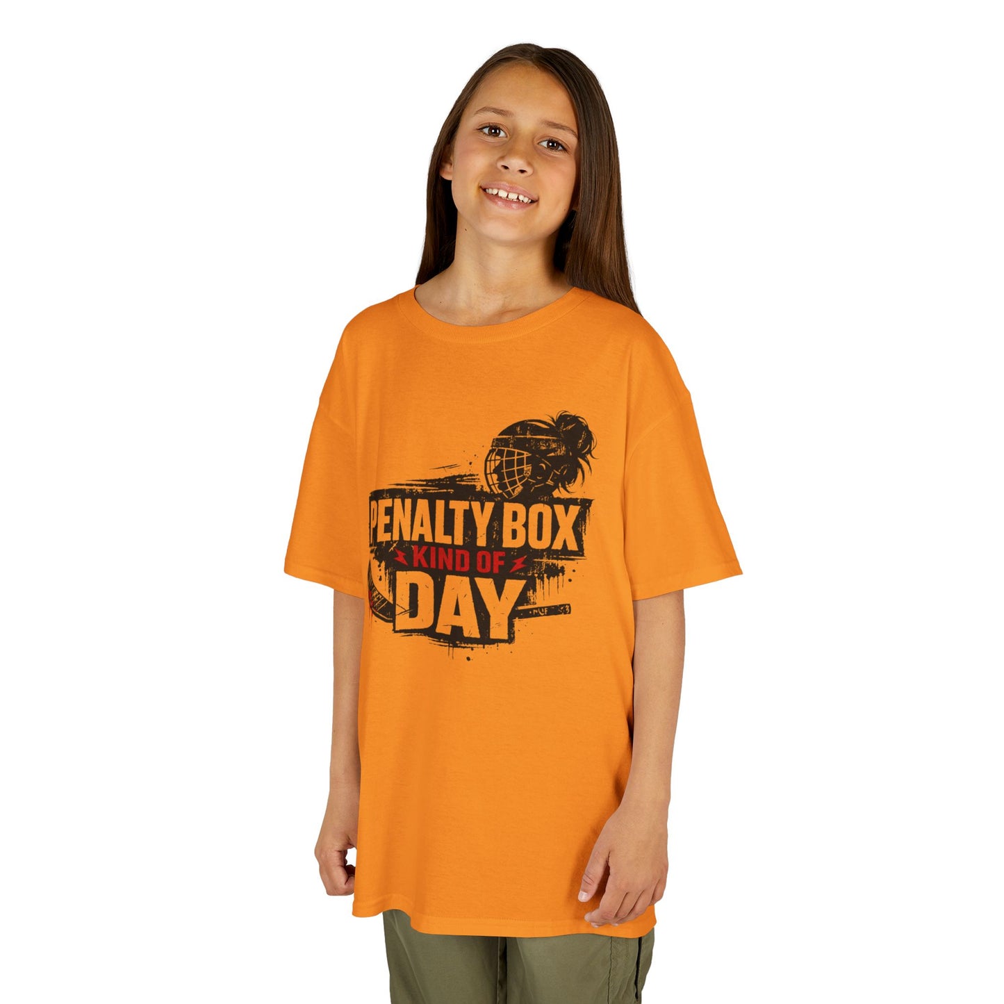 Girls Hockey T‑Shirt — "Penalty Box Kind of Day"