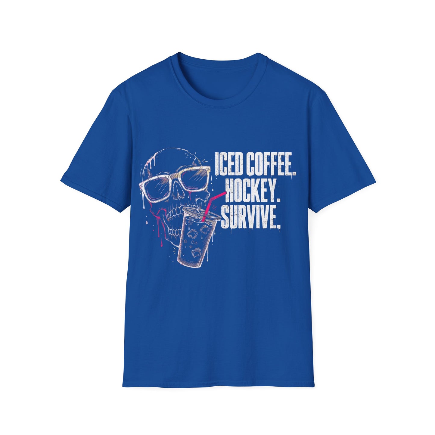 Iced Coffee. Hockey. Survive. T-Shirt