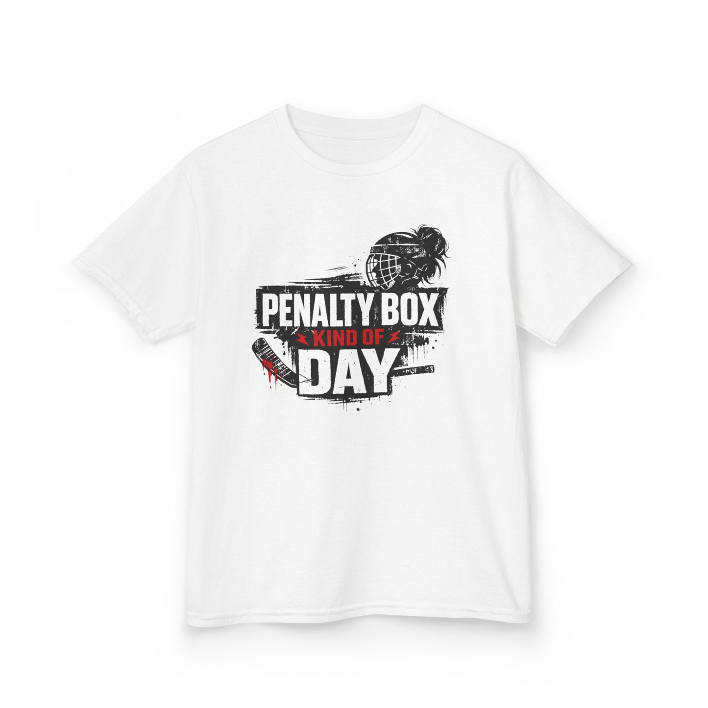 Girls Hockey T‑Shirt — "Penalty Box Kind of Day"