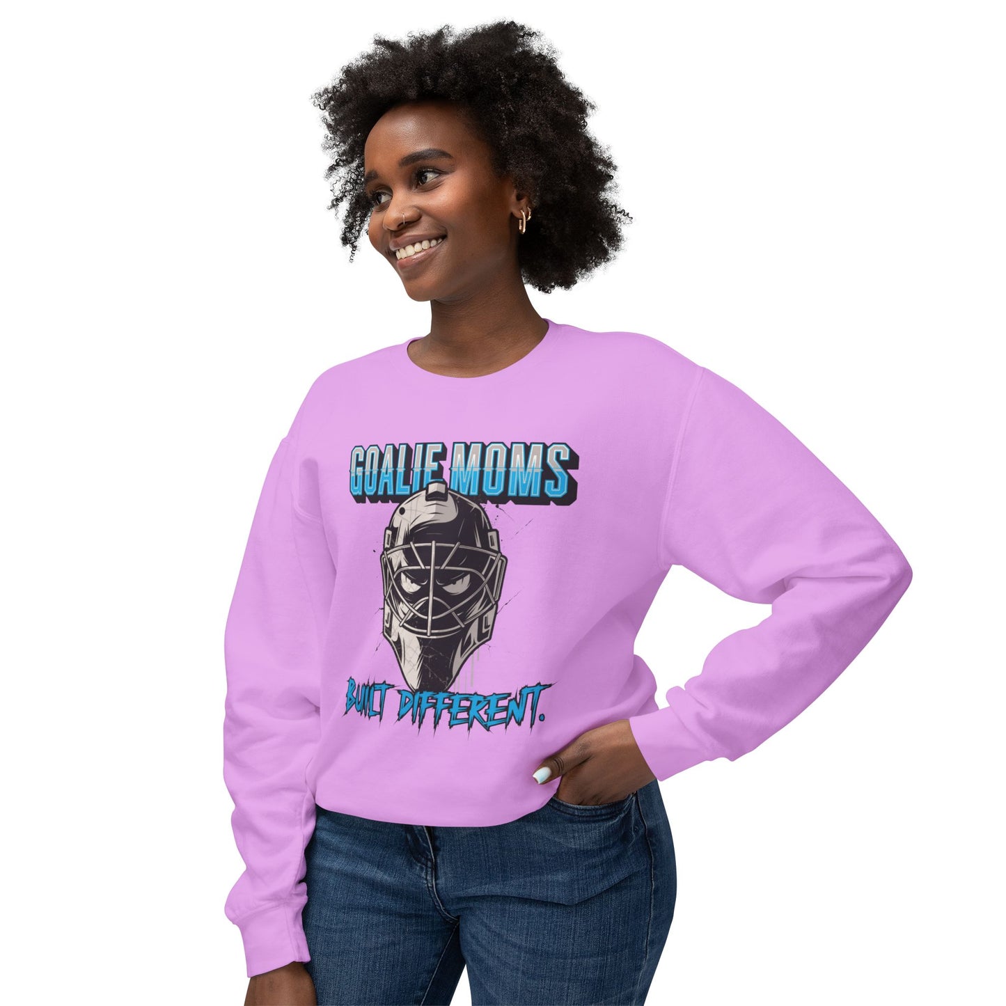 Goalie Moms "Built Different" Crewneck