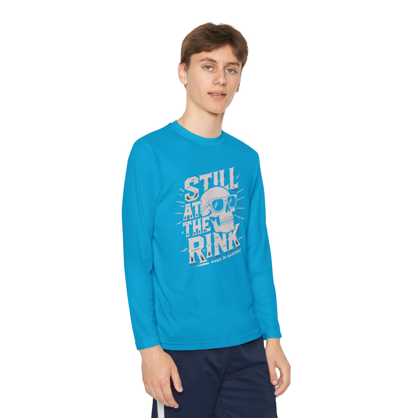 Youth Long Sleeve Tee — "Still At The Rink"