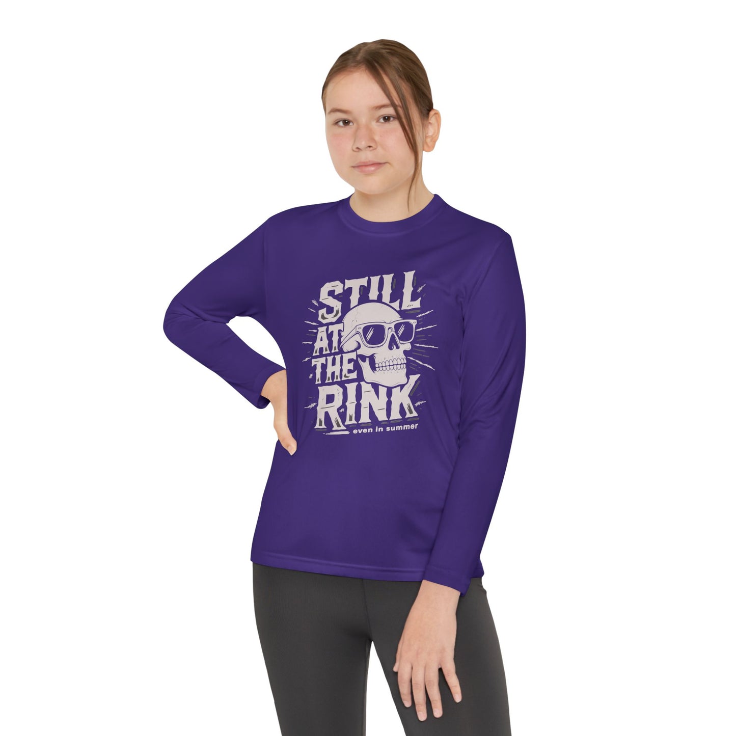 Youth Long Sleeve Tee — "Still At The Rink"