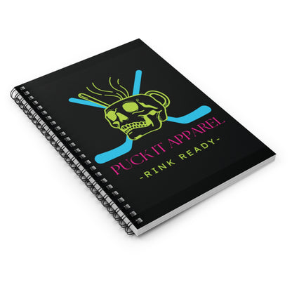 Hockey Spiral Notebook - Sassy and Savage, Ideal for Rink Lovers, Perfect Gift for Players, Coaches, Hockey Fans, and Teams