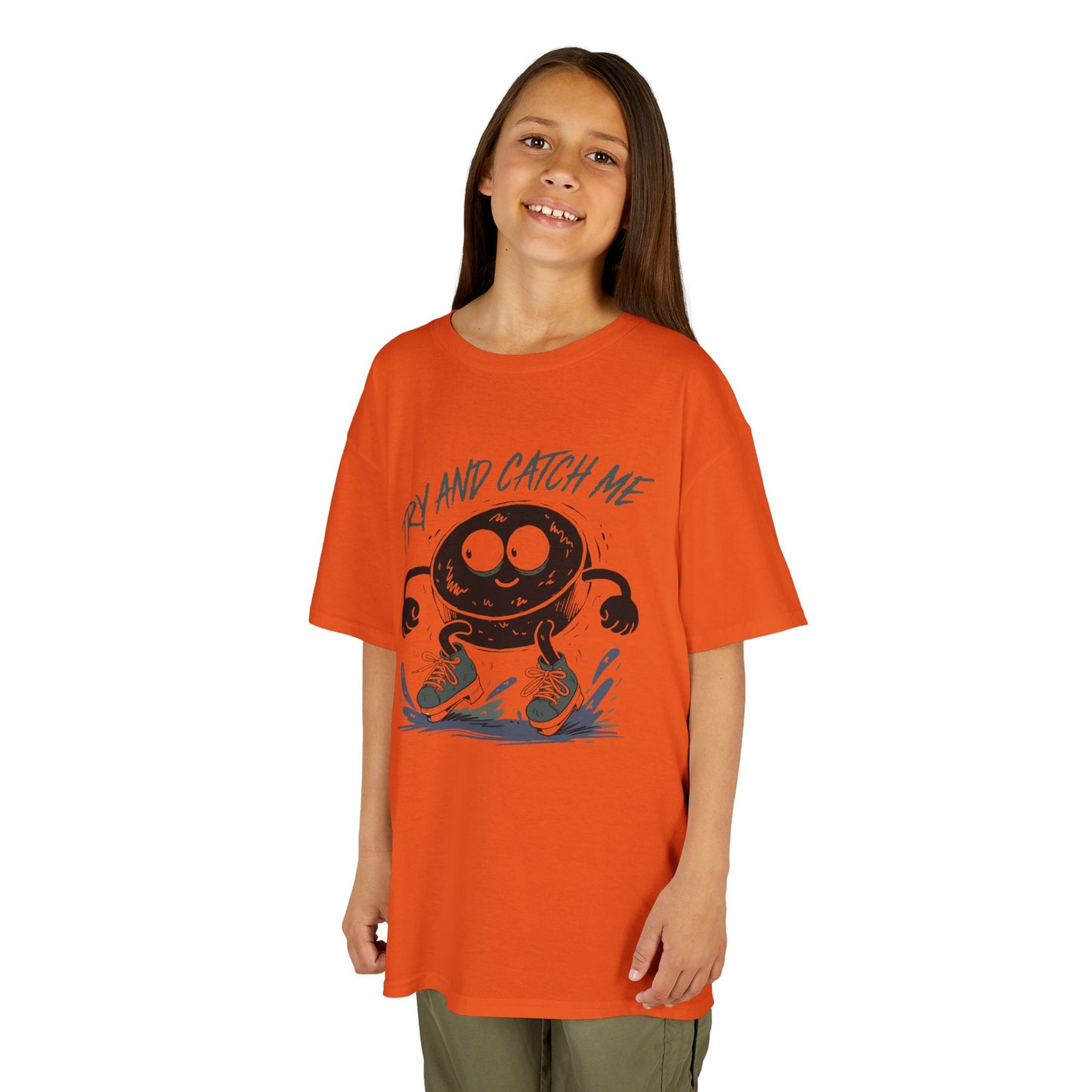 Kids T‑Shirt — 'Try and Catch Me'